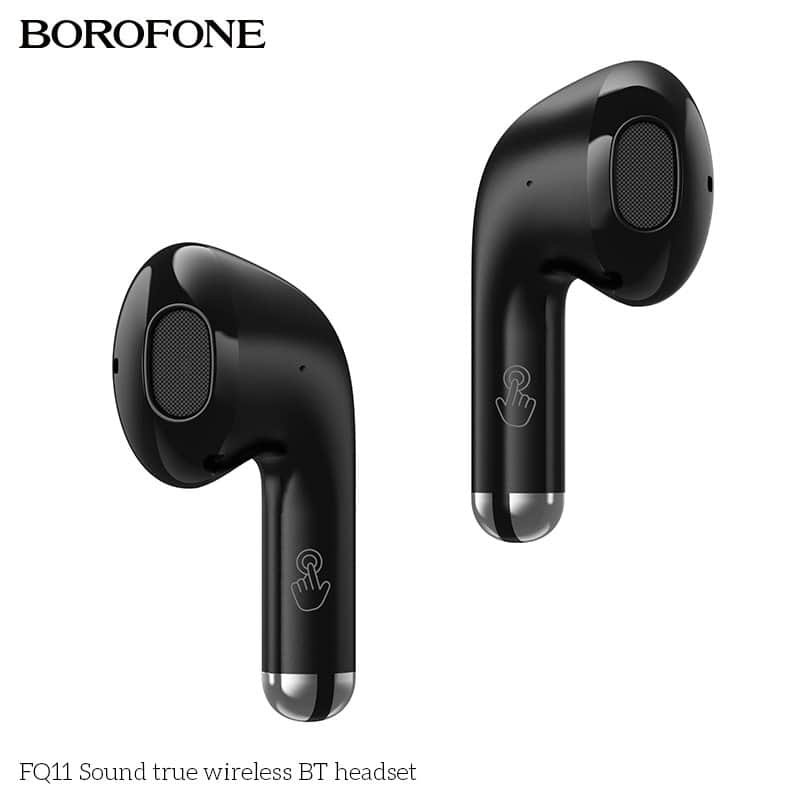 Borofone FQ11 TWS True Wireless BT 5.4 Bluetooth Sports Earbuds Headset For iPhone/Samsung/Moto/Nokia/Oppo Borofone FQ11 TWS True Wireless BT 5.4 Bluetooth Sports Earbuds Headset For iPhone/Samsung/Moto/Nokia/Oppo
